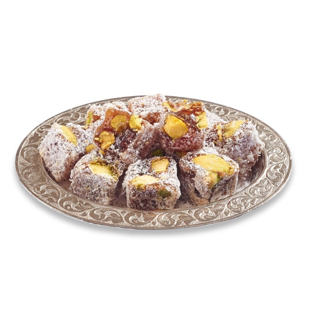 Hindistan Cevizli Antep Fıstıklı İncirli Lokum