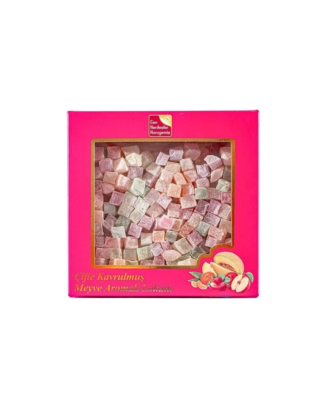 Çifte Kavrulmuş Meyveli Lokum 500 g