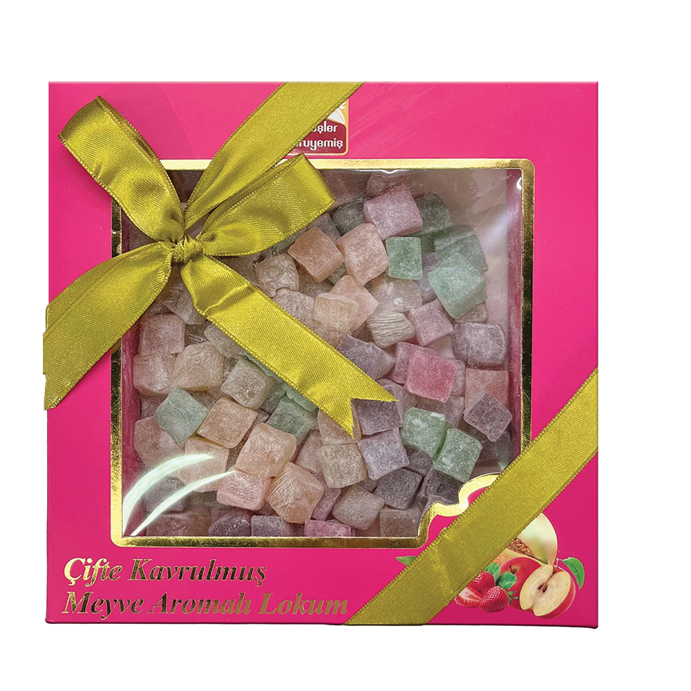 Çifte Kavrulmuş Meyveli Lokum 500g