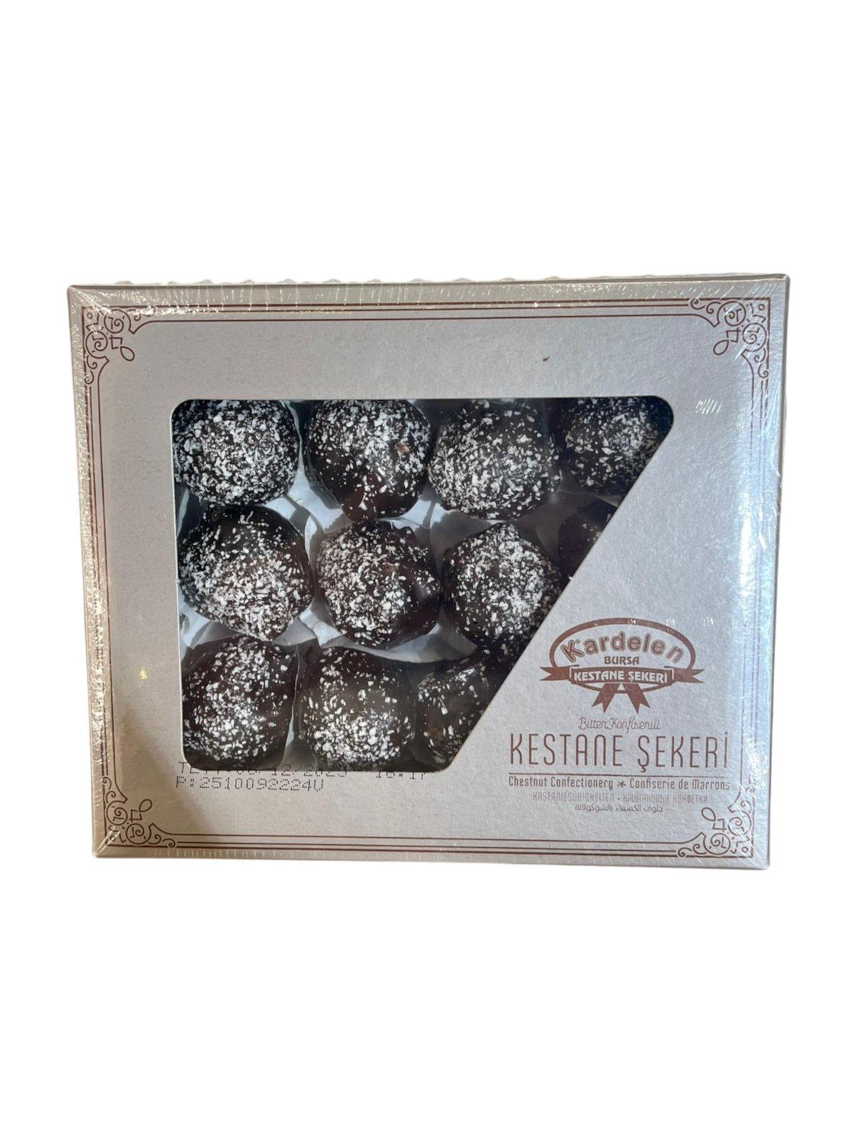 Çikolatalı Kestane Şekeri 12 Adet