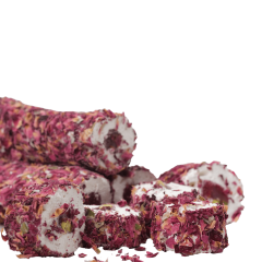 Gül Yapraklı Sultan Nar Aromalı Sarma Lokum