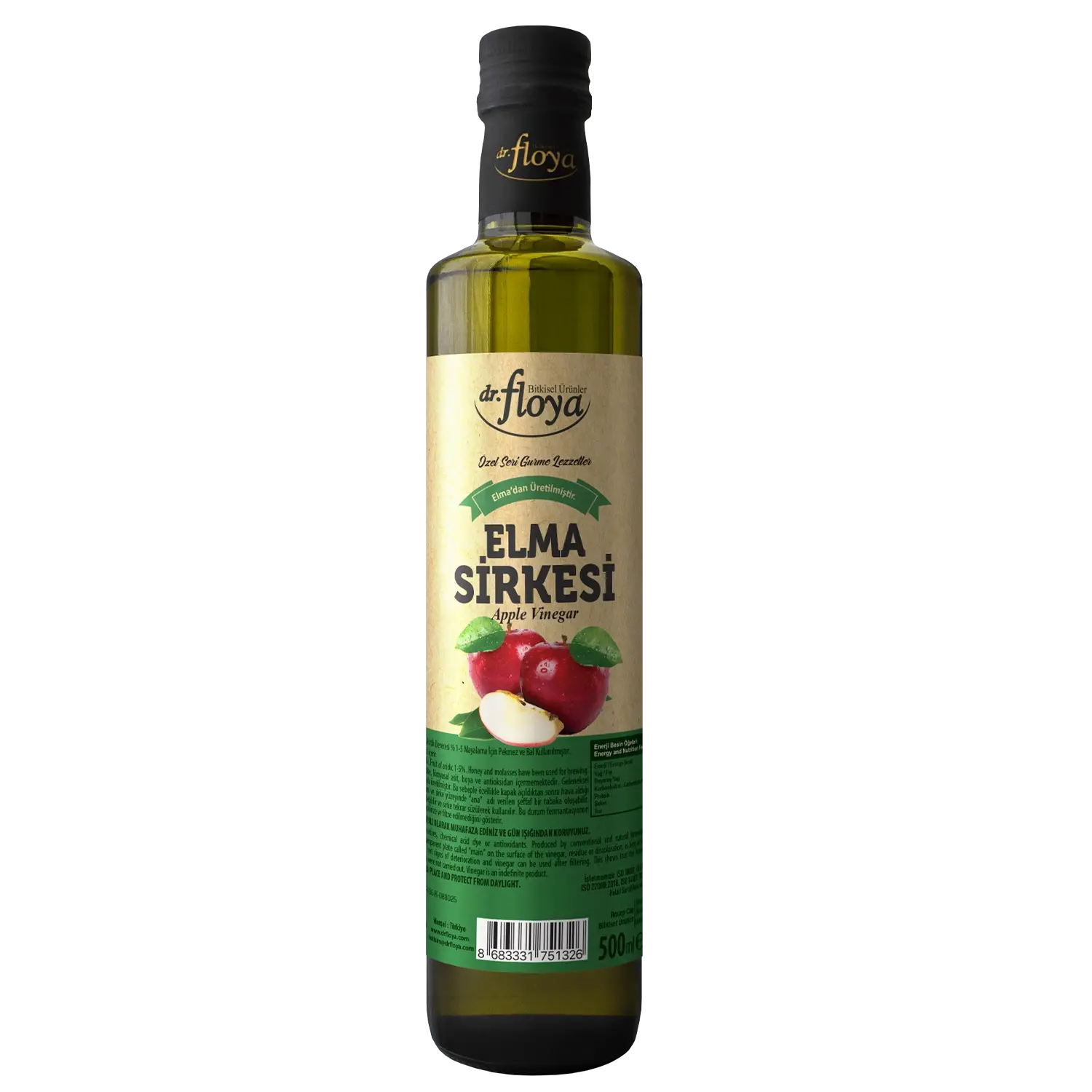 Dr. Floya Elma Sirkesi 500 mL