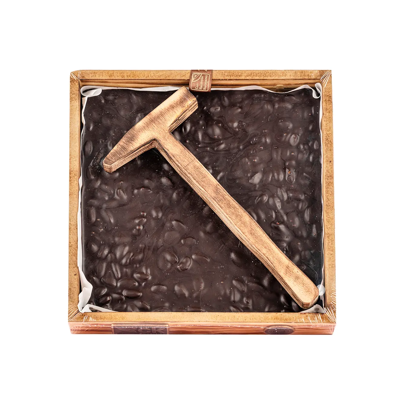 Çekiçli Ahşap Kutu Bitter Antepli Beyoğlu Çikolata 500 g