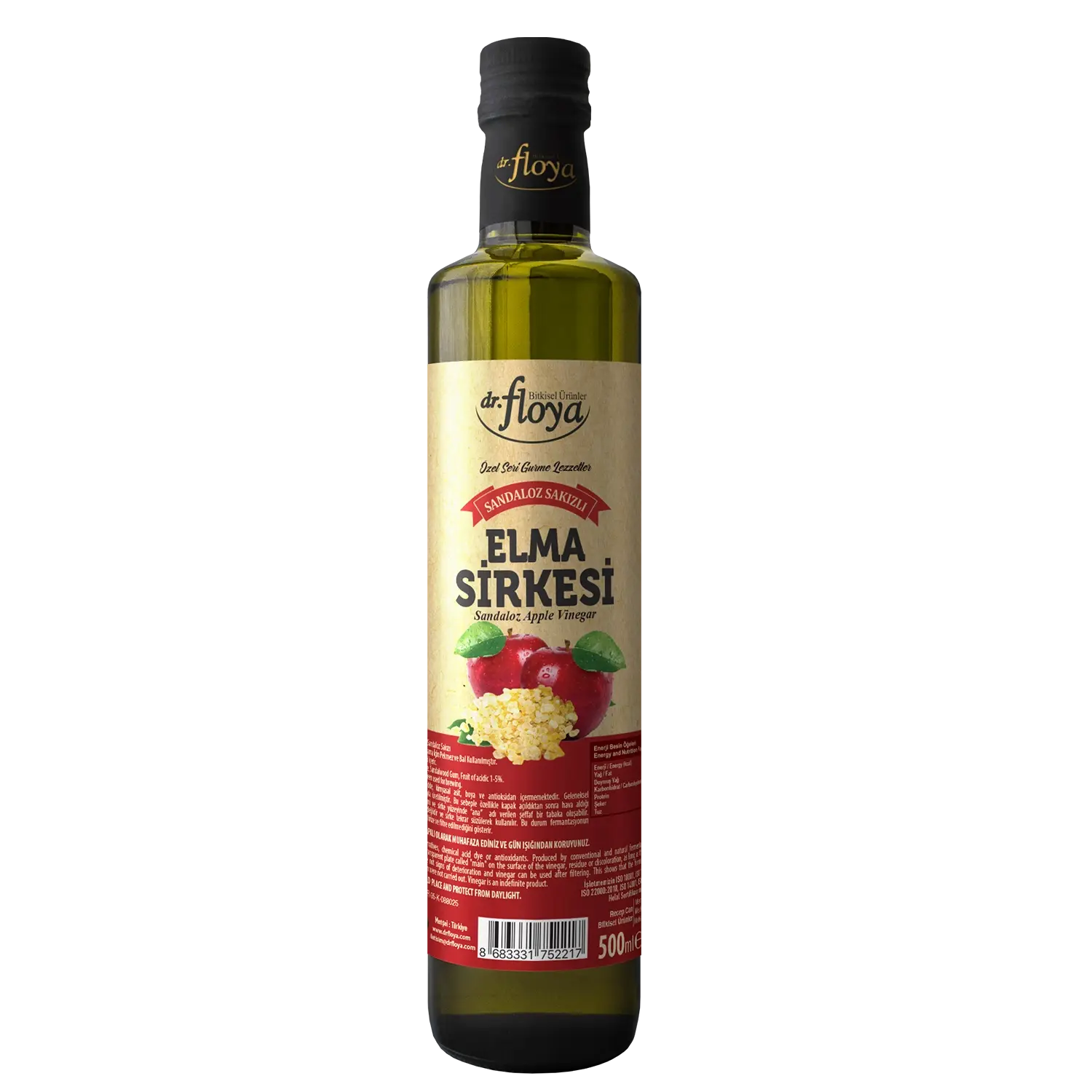 Dr. Floya Sandaloz Sakızlı Elma Sirkesi 500 mL