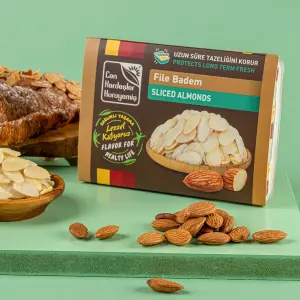 Sağlıklı Atıştırmalık - File Badem (Yaprak) | 80 g