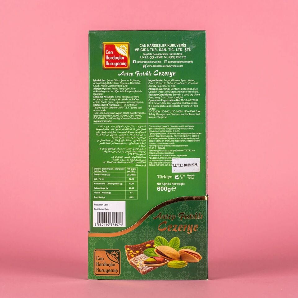 Antepli Karışık Cezerye 600 g