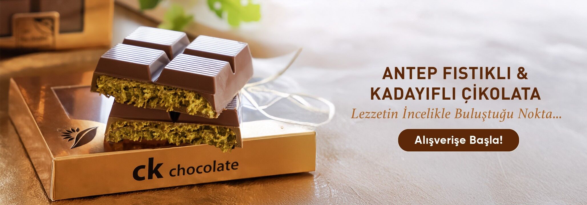 Kadayıf ve Antep Krema Dolgulu Dubai Çikolatası 